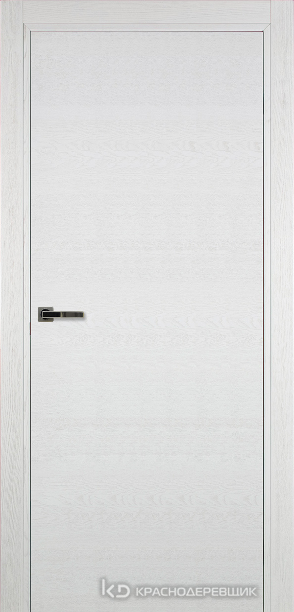 700 ЭмальБелыйШпонДуба Дверь 700 ДГ 21- 9 (пр/л), с фурн.