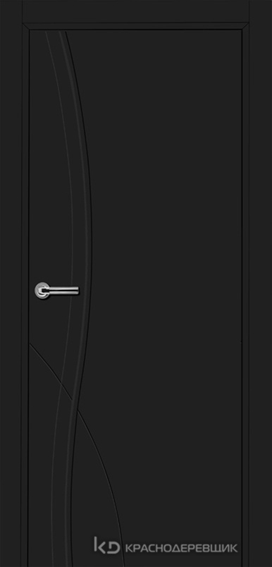 750 MDF ЭмальЧерный Дверь 756 ДГ 21- 9 (пр/л), с фурн.