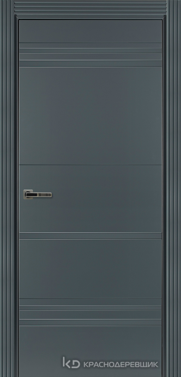 750 MDF ЭмальСерый Дверь 758 ДГ 21- 9 (пр/л), с фурн.