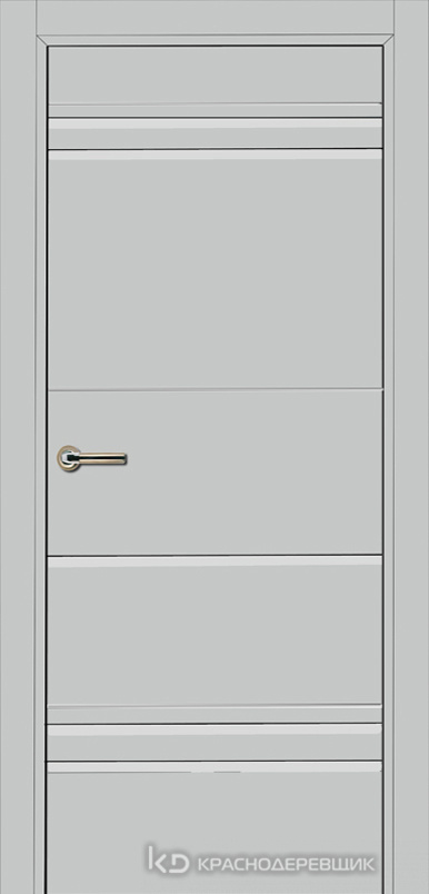 750 MDF ЭмальСветлоСерый Дверь 758 ДГ 21- 9 (пр/л), с фурн.
