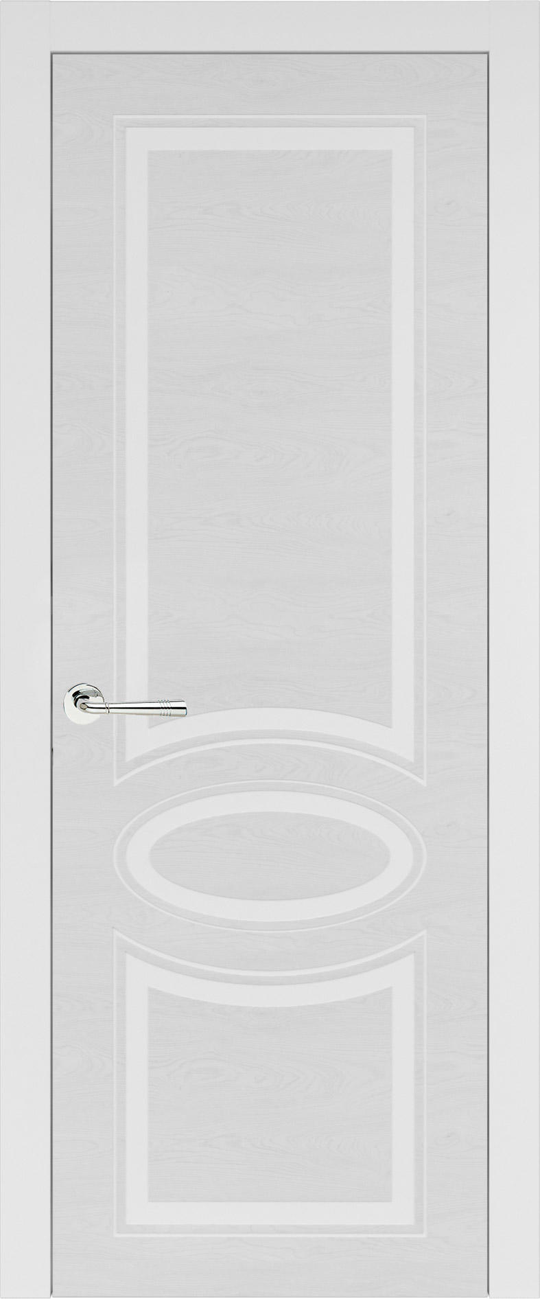 Florencia Neo Classic цвет - Белая эмаль по шпону (RAL 9003) Без стекла (ДГ)