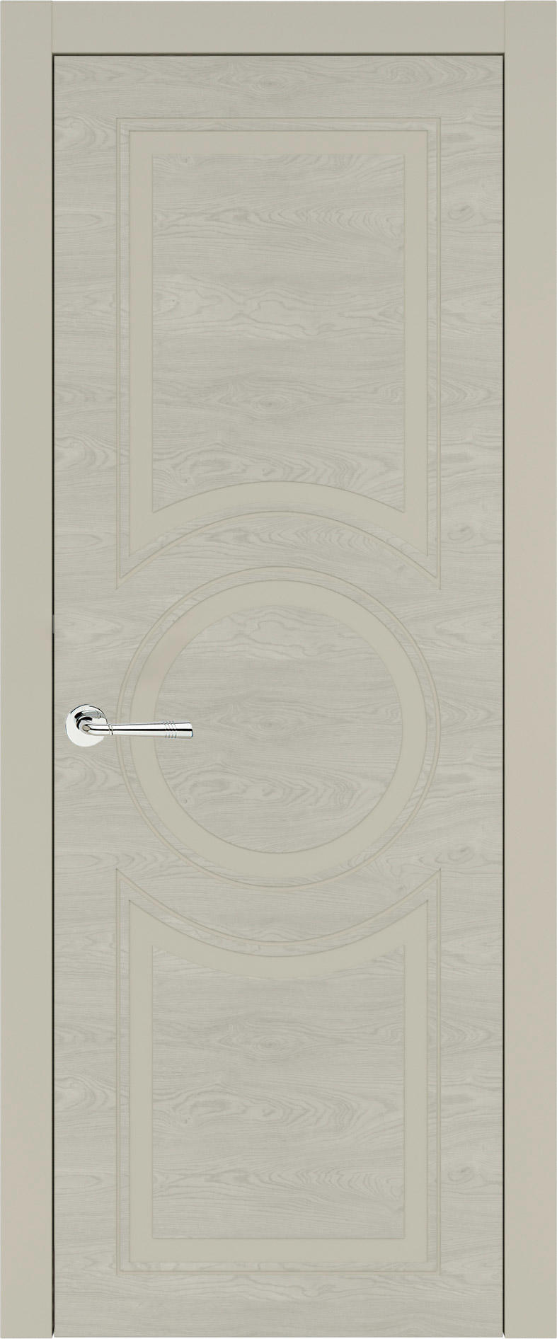 Ravenna Neo Classic цвет - Серо-оливковая эмаль по шпону (RAL 7032) Без стекла (ДГ)