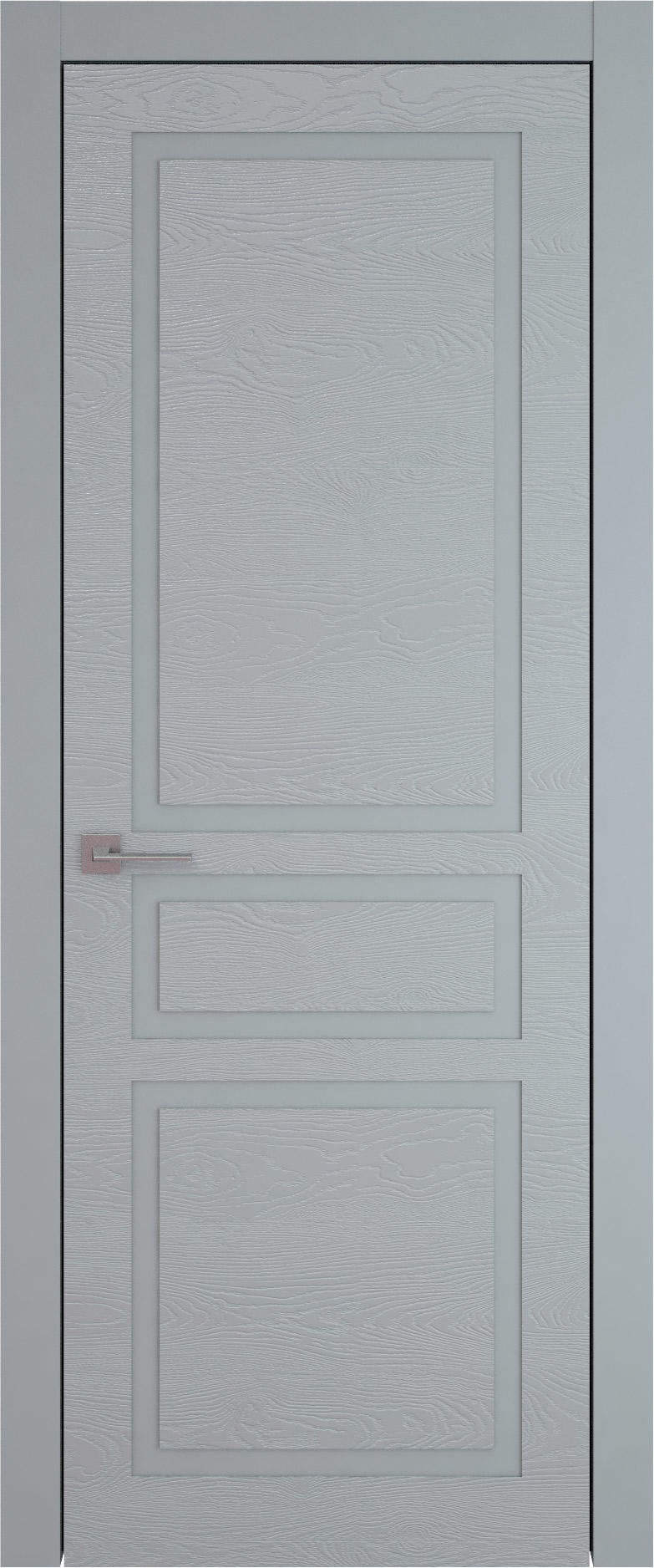 Tivoli Е-5 цвет - Серебристо-серая эмаль по шпону (RAL 7045) Без стекла (ДГ)