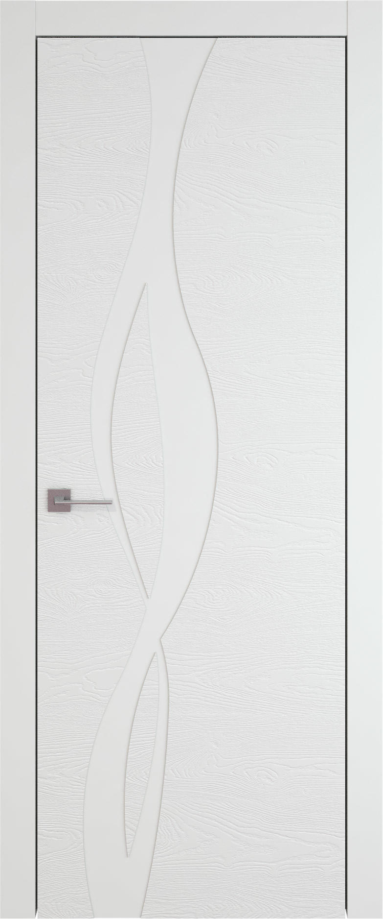 Tivoli Г-5 цвет - Белая эмаль по шпону (RAL 9003) Без стекла (ДГ)